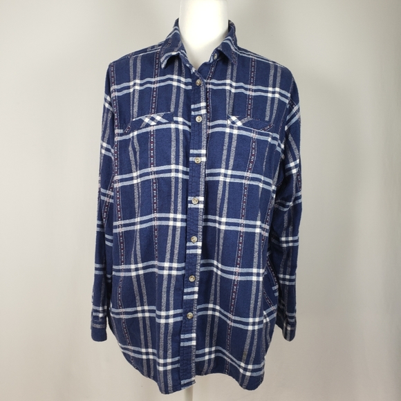 UO-BDG Farmer Plaid Obie Flannel Shirt - Picture 3 of 7
